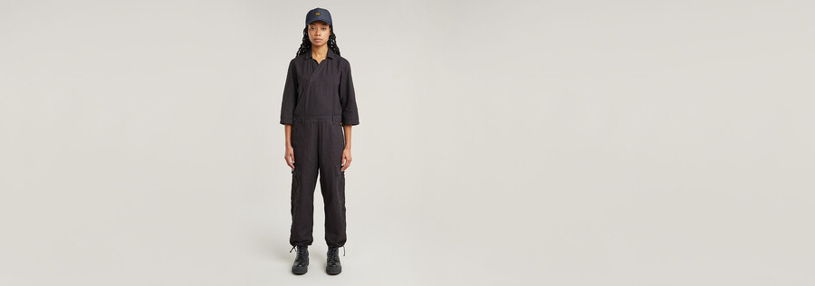 wrap jumpsuit
