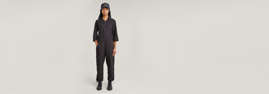 wrap jumpsuit