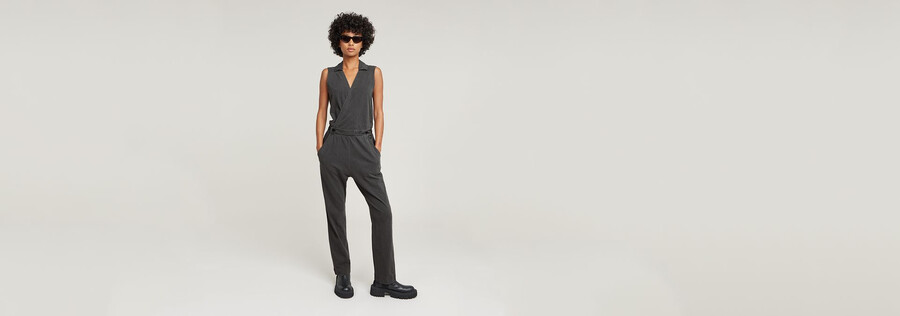 wrap jumpsuit