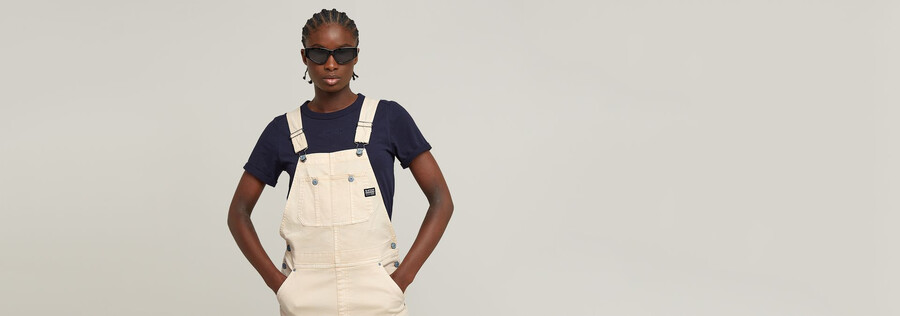 straight dungaree