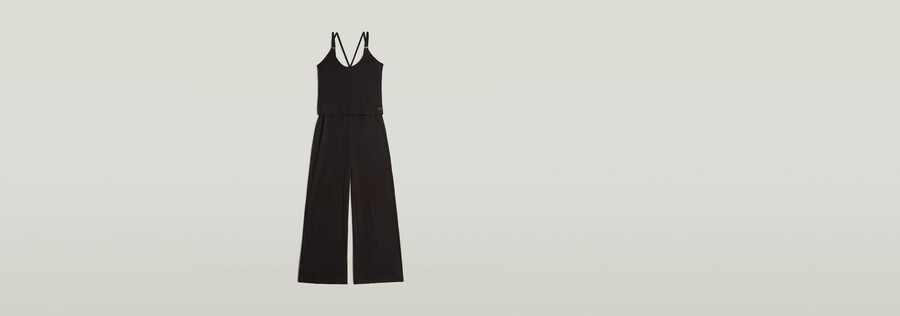 spaghetti strap loose jumpsuit