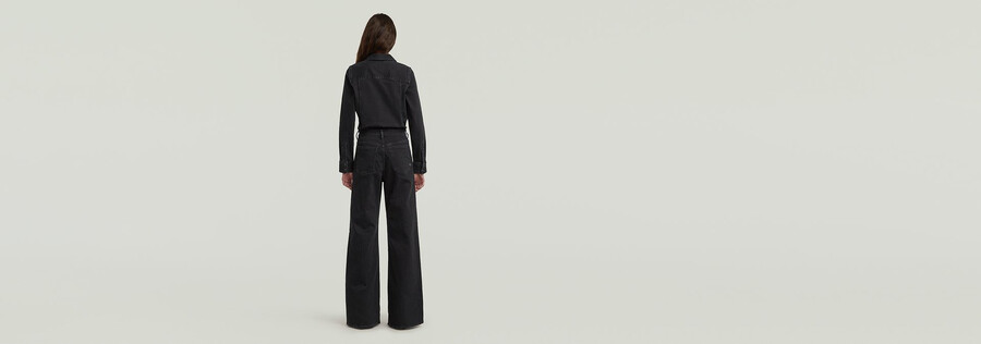 western wide leg jumpsuit