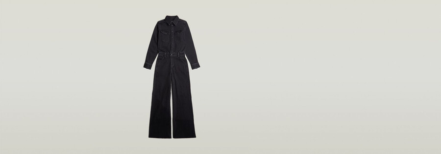 western wide leg jumpsuit