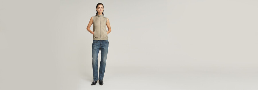 washed lightweight zip knitted top