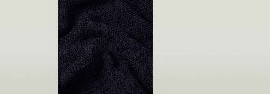 pointelle lightweight knitted sweater