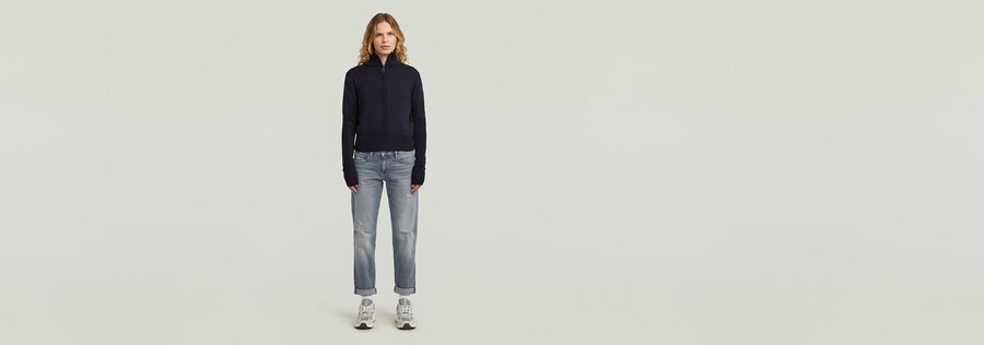 milano half zip knit