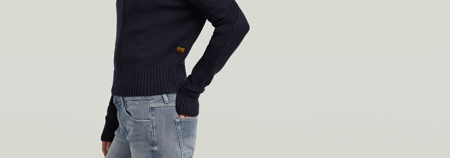 milano half zip knit