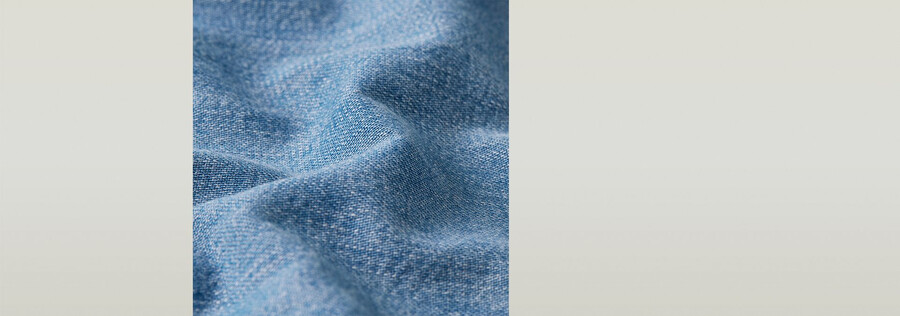 relaxed drawcord denim dress