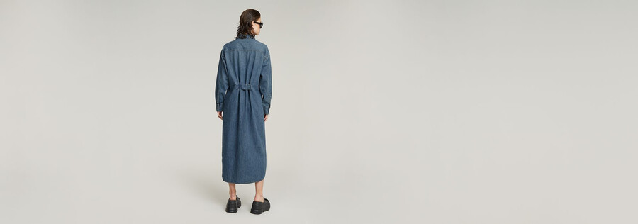 long tab shirt dress