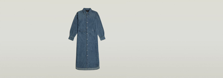 long tab shirt dress