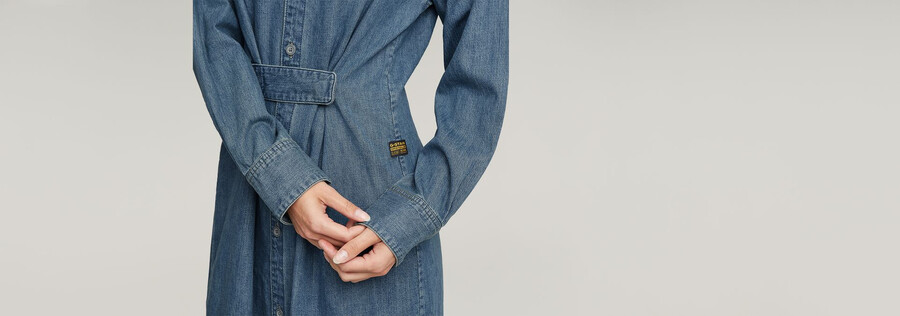 long tab shirt dress