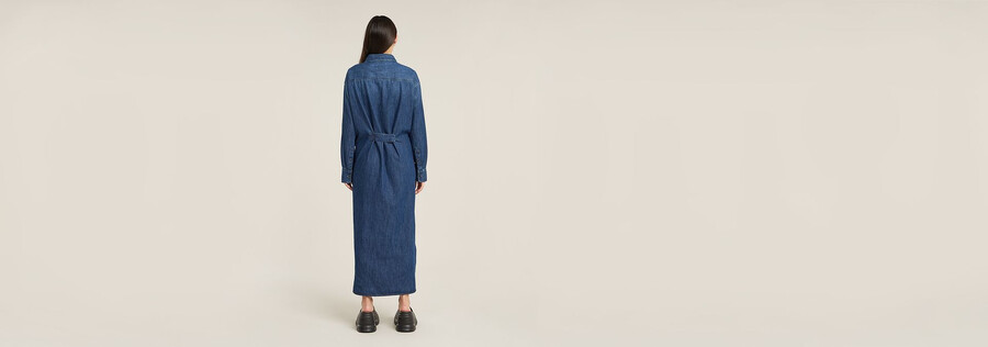 long tab shirt dress
