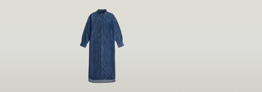 long tab shirt dress