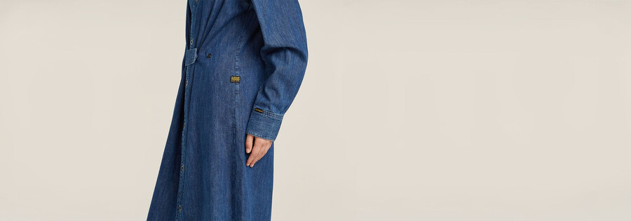 long tab shirt dress