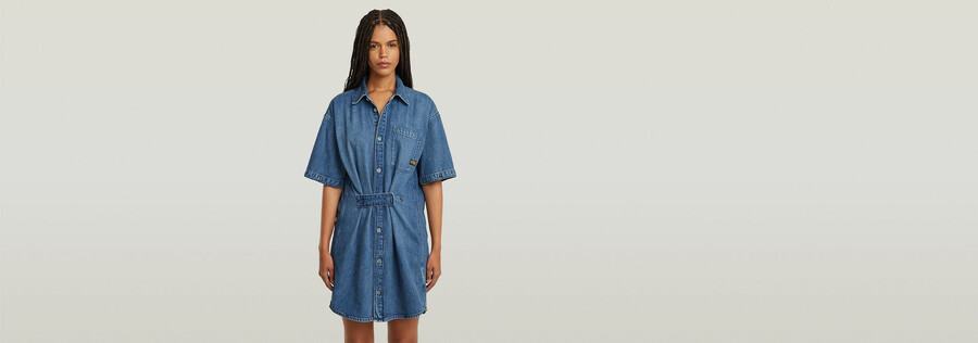 modular shirt dress