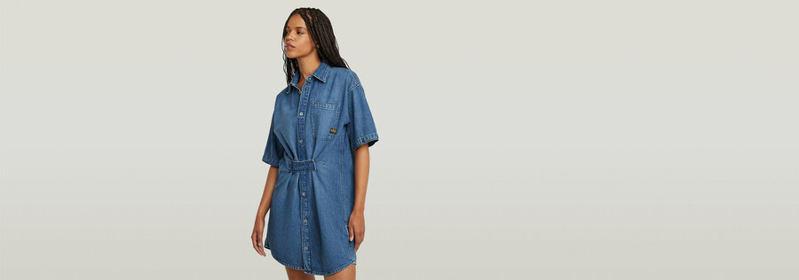 modular shirt dress