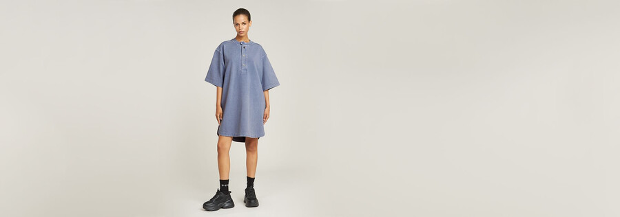 balloon loose sweater dress