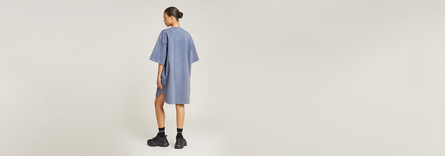 balloon loose sweater dress