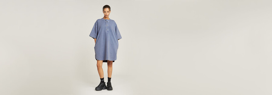 balloon loose sweater dress