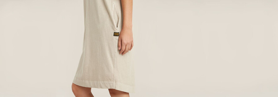 overdyed saddle sleeve loose t-shirt dress