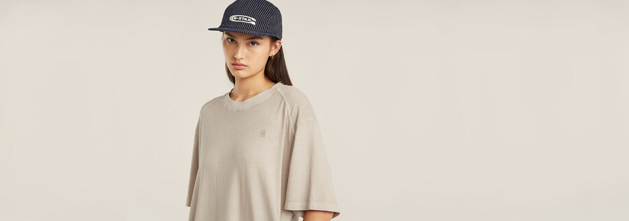 overdyed saddle sleeve loose t-shirt dress