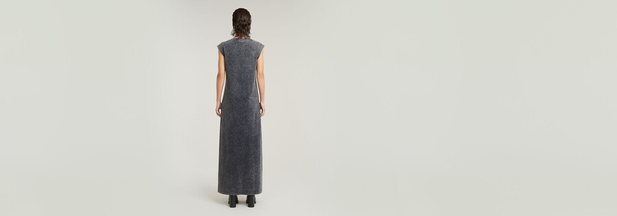 overdyed maxi tank dress