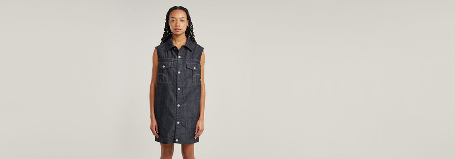 oversized sleeveless dress