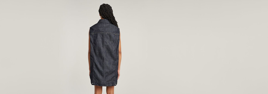 oversized sleeveless dress