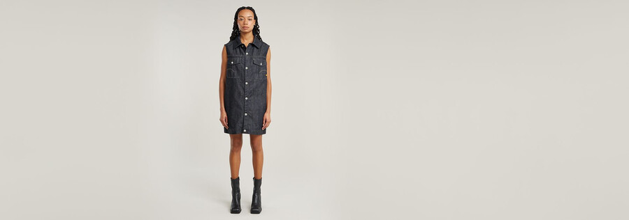 oversized sleeveless dress