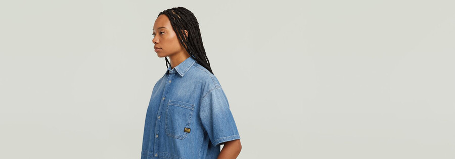 relaxed drawcord dress