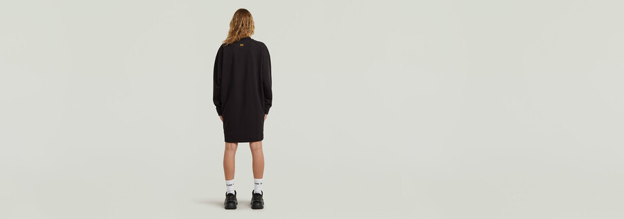 biker zip sweater dress