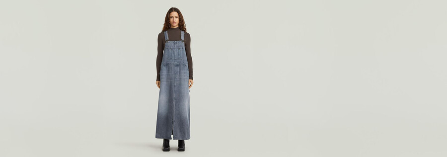 carpenter dungaree dress