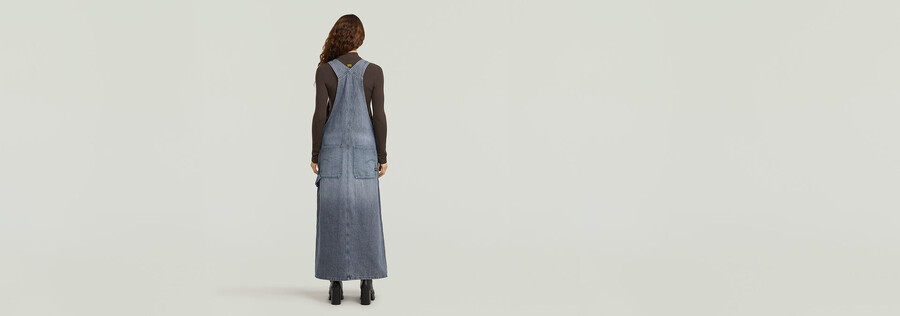 carpenter dungaree dress