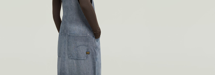 carpenter dungaree dress
