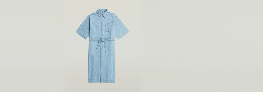 carter denim shirt dress