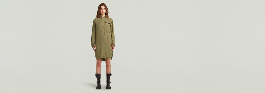 cargo tunic dress