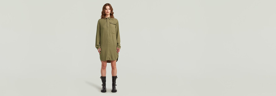 cargo tunic dress