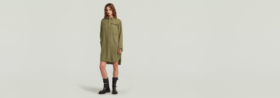cargo tunic dress