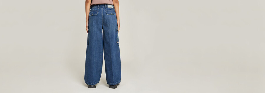 mega cargo pants denim