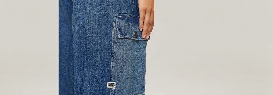 mega cargo pants denim