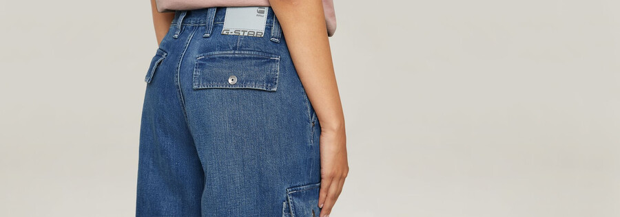mega cargo pants denim