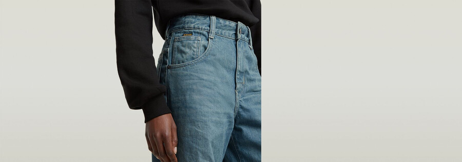 skater high loose jeans