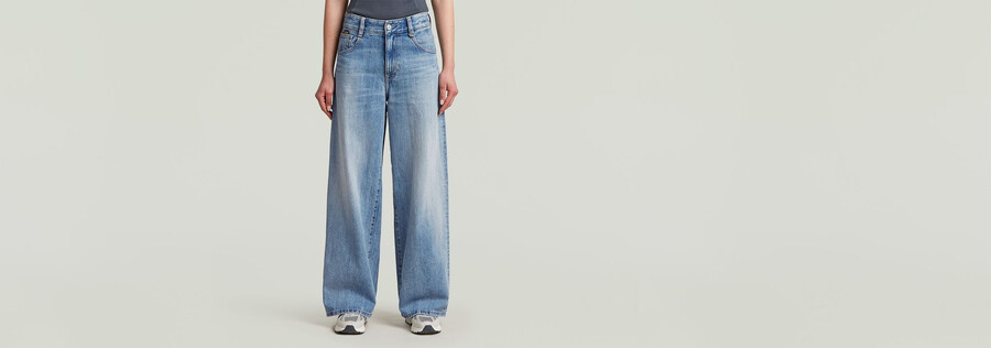 skater high loose jeans