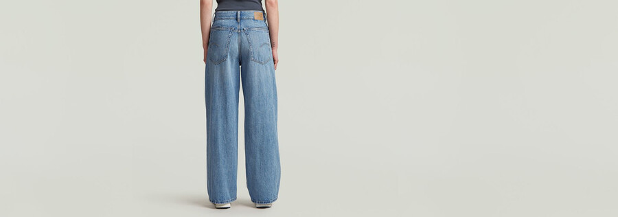 skater high loose jeans