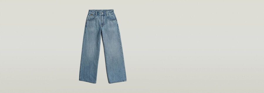 skater high loose jeans