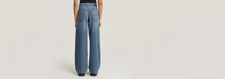skater high loose jeans