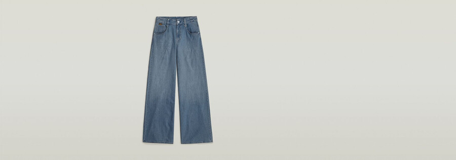 skater high loose jeans
