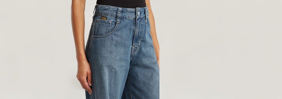 skater high loose jeans