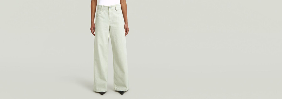 skater high loose jeans