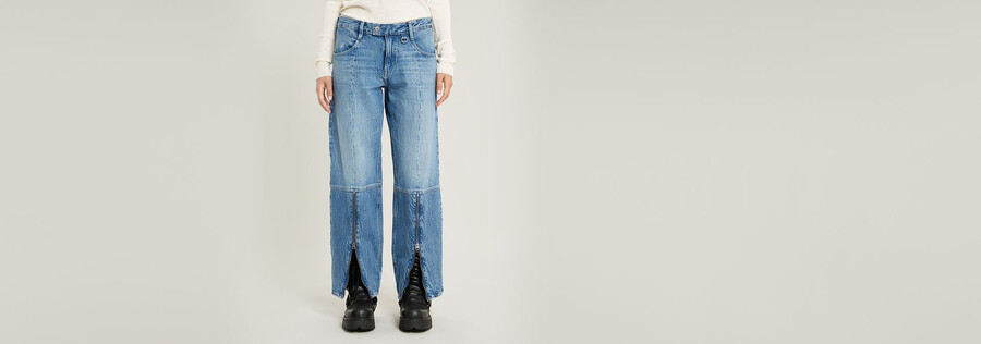 judee biker low waist loose jeans